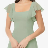 Robe vert sauge grande taille