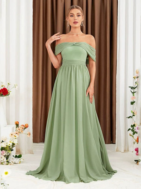 Robe vert sauge dos nu