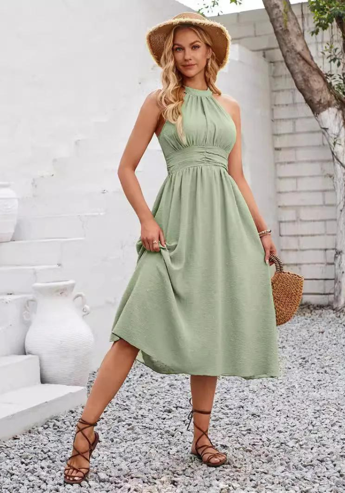 Robe Verte Sauge | Cérémonie & Soirée de Mariage
