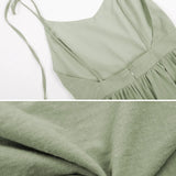 Robe bohoo vert sauge