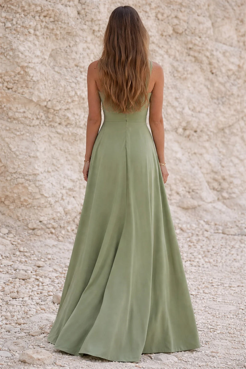 Robe Cérémonie Vert Sauge