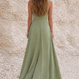 Robe Cérémonie Vert Sauge