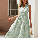 Robe midi vert sauge