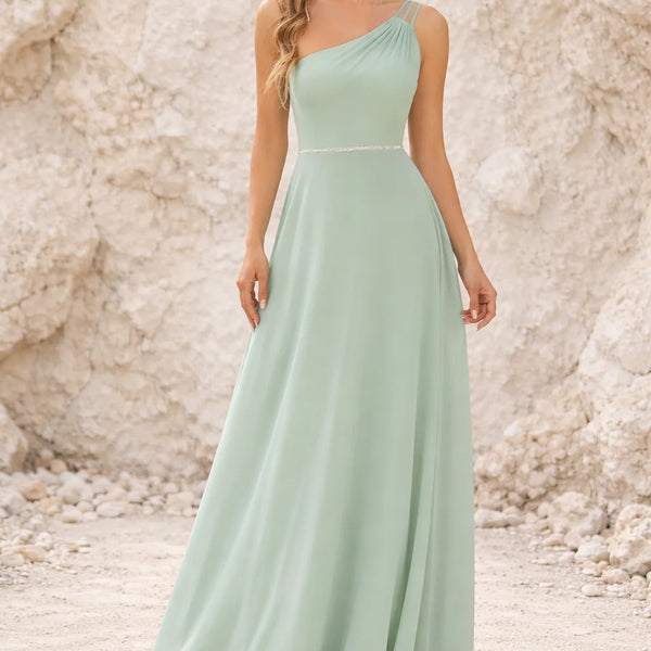 Robe témoin vert sauge