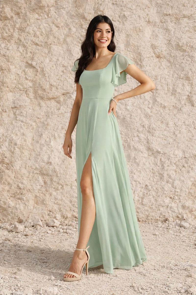 Robe vert sauge grande taille