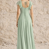 Robe vert sauge grande taille