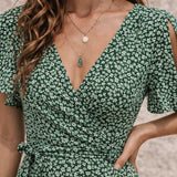 Robe vert sauge foncé