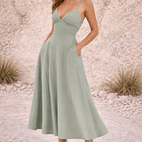 Robe vert sauge poudré
