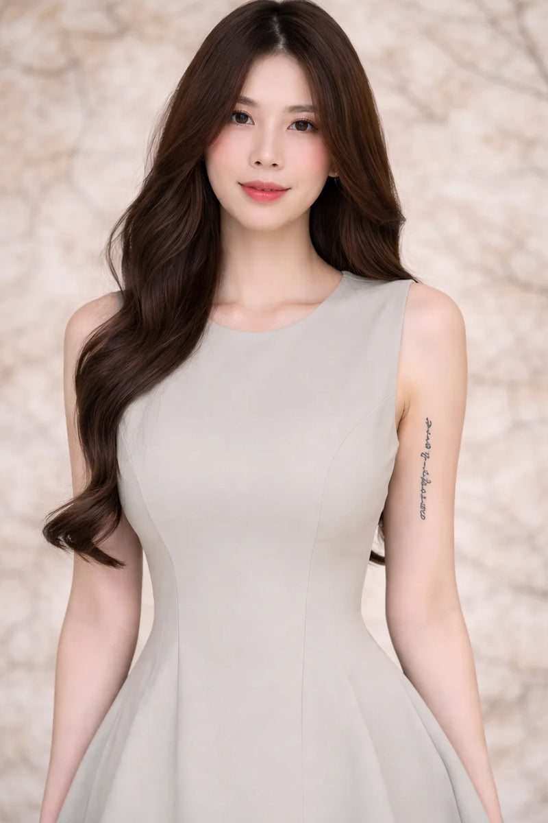 Robe verte sauge femme